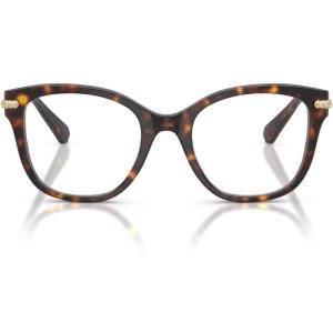 Swarovski womens Sk2044 Square Prescription Eyewear Frames(Havana/Demo Lens)