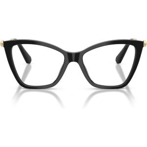 Swarovski womens Sk2051 Cat Eye Prescription Eyewear Frames(Black/Demo Lens)