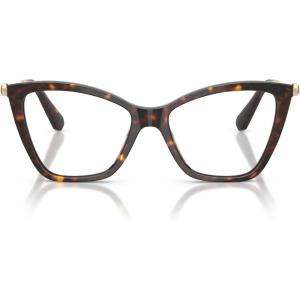 Swarovski womens Sk2051 Cat Eye Prescription Eyewear Frames(Havana/Demo Lens)