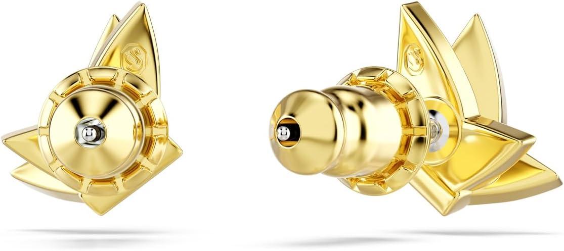 imageSwarovski Lilia Stud Earrings Butterfly Gold Tone Finish