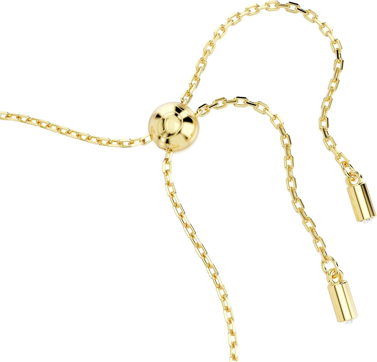 imageSwarovski Symbolica Bracelet Clover Evil Eye And Horseshoe Blue GoldTone Finished