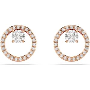 Swarovski Constella Crystal Stud Earring Jewelry Collection(Rose Gold Tone Finish)