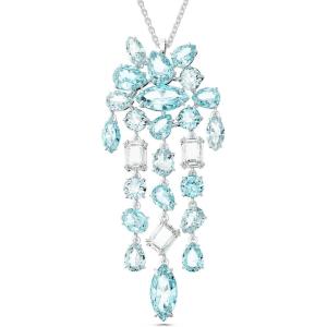 Swarovski Gema Flower Pendant Necklace Collection(Blue)