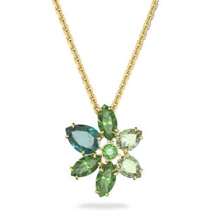 Swarovski Gema Flower Pendant Necklace Collection(Green)