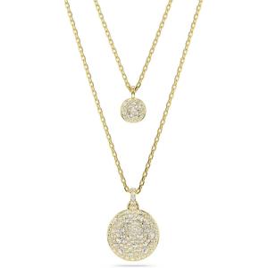 Swarovski Meteora Layered Pendant Necklace(Gold)
