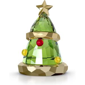 Swarovski’s Holiday Cheers Christmas Tree Ornament, Green and Red Crystals, Part of the Holiday Cheers Collection