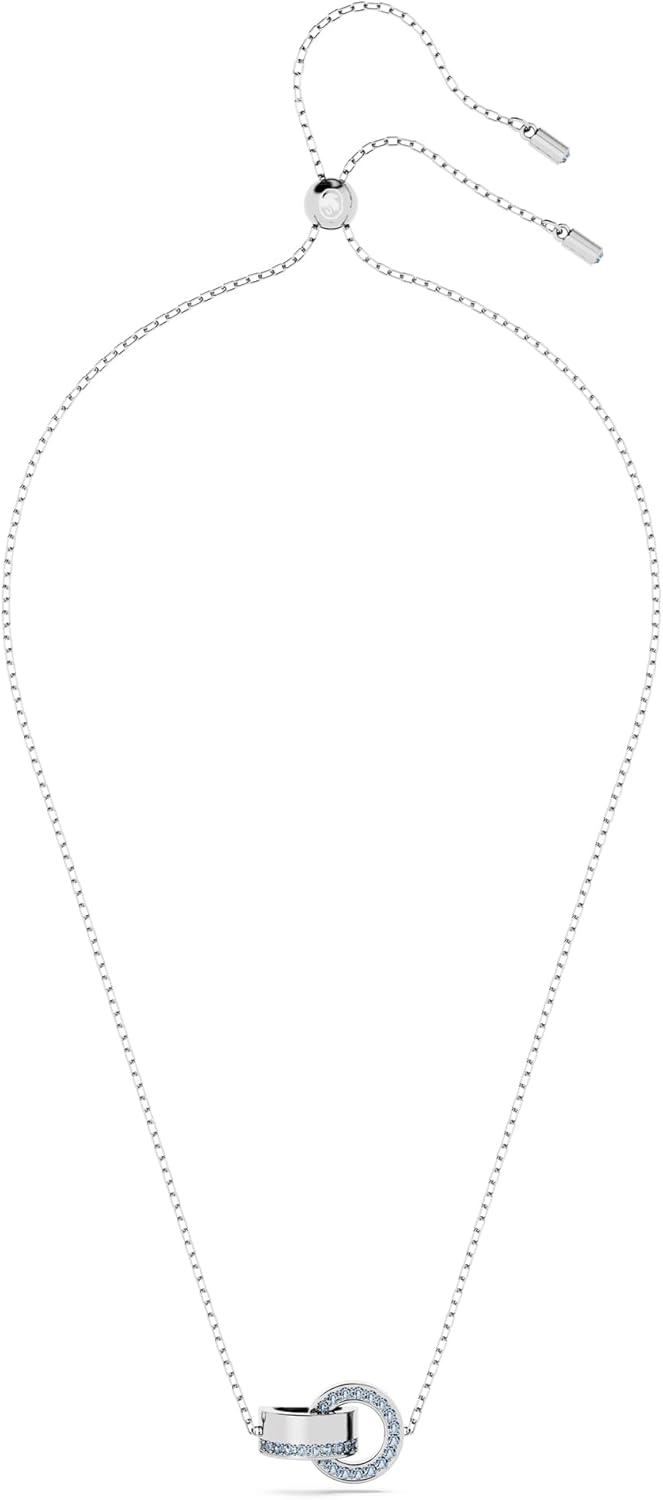 imageSwarovski Hollow Collection Interloocking Loop Pendant NecklaceBlue