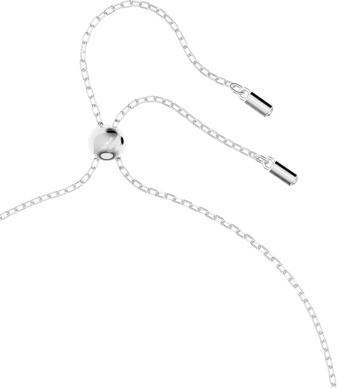 imageSwarovski Hollow Collection Interloocking Loop Pendant NecklaceRhodium