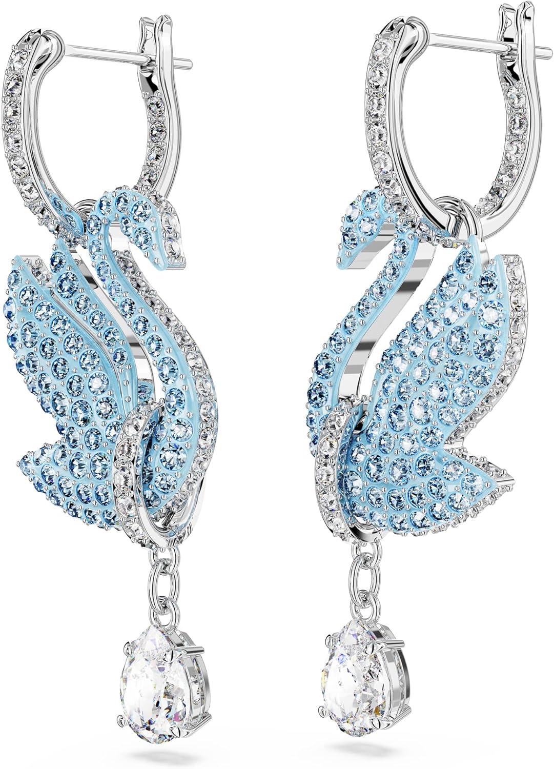 imageSwarovski Hollow Collection Pendant NecklaceDrop Earrings