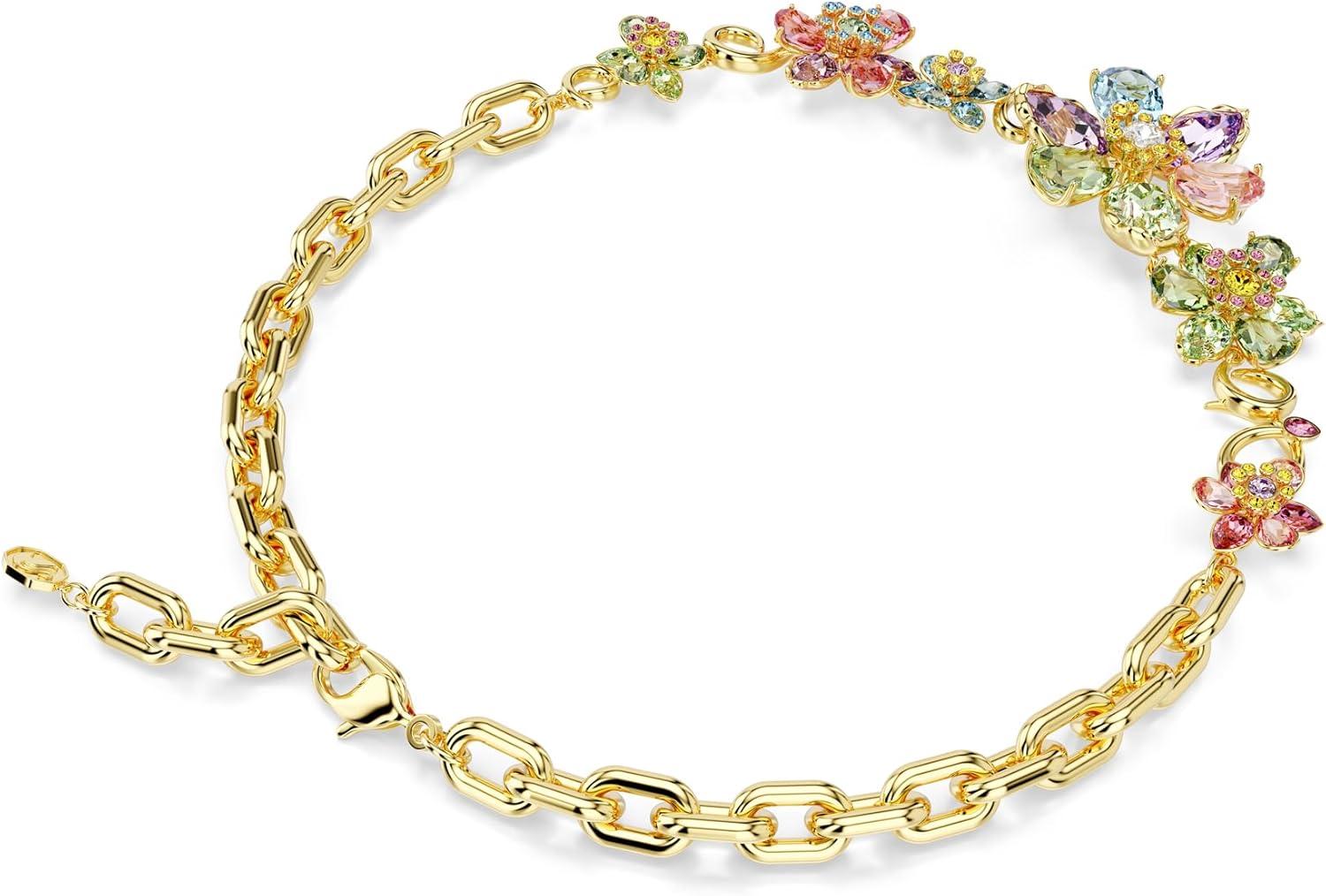 imageSwarovski Idyllia Necklace Mixed cuts Flower Multicolored GoldTone Finish