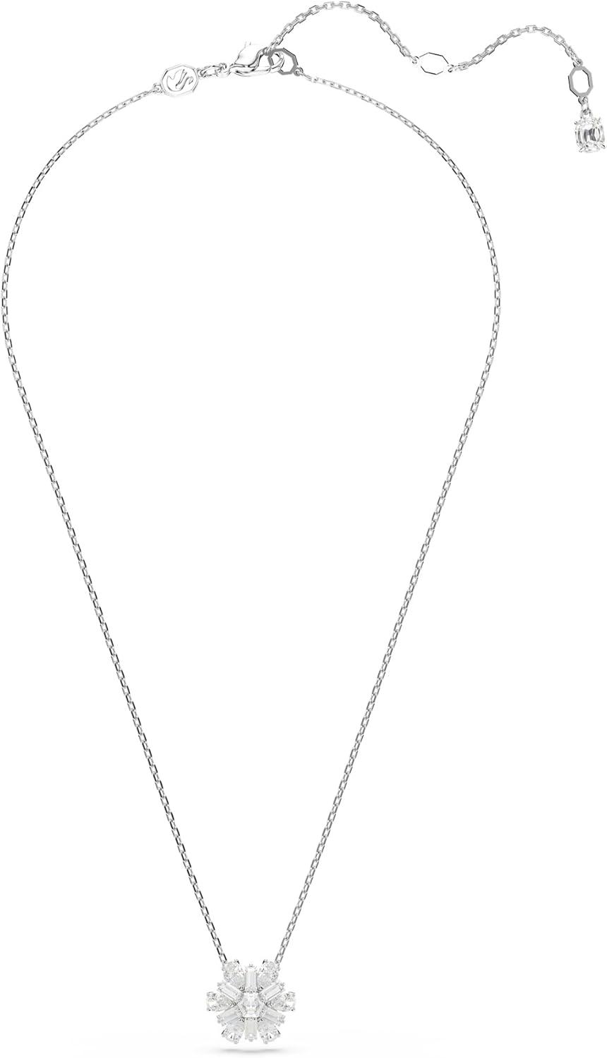 imageSwarovski Idyllia Pendant Mixed Cuts Snowflake Clear Rhodium Finished