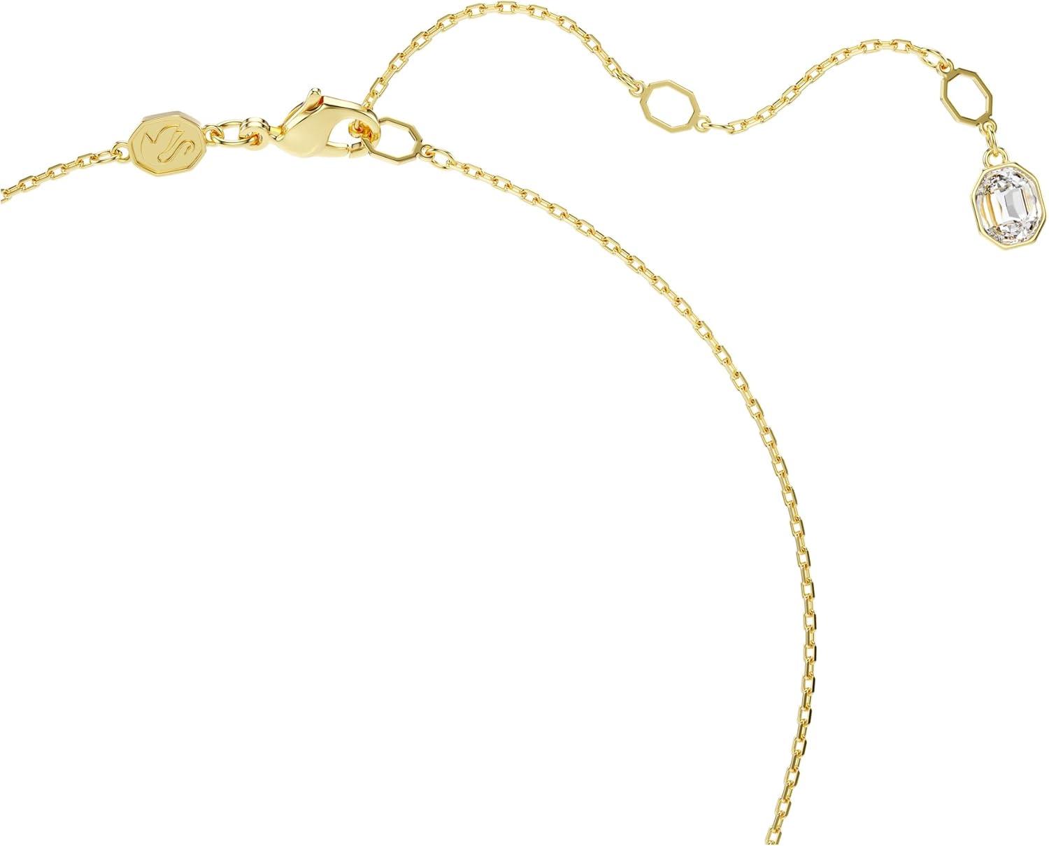 imageSwarovski Idyllia Pendant Mixed cuts Flower Blue GoldTone Finish