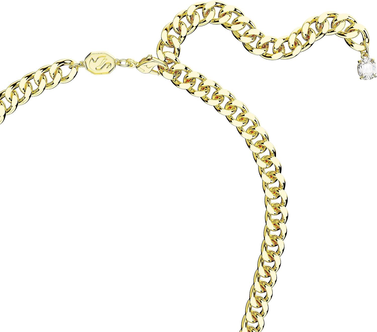 imageSwarovski Millenia Jewelry Collection Green Octagon Cut CrystalsPendant Necklace