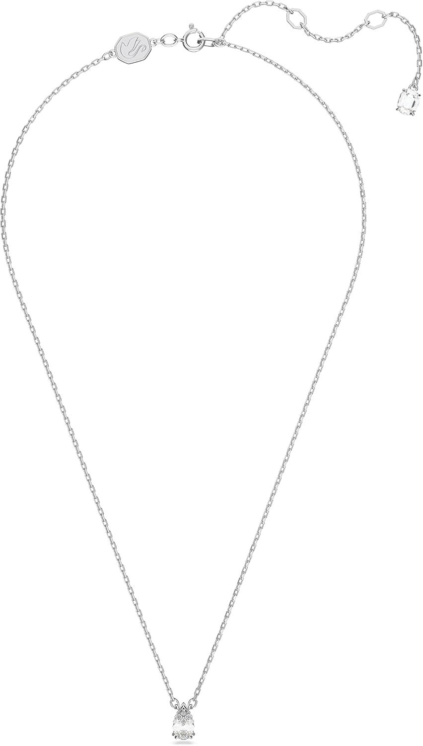 imageSwarovski Stilla Pendant Pear cut White Rhodium Finish
