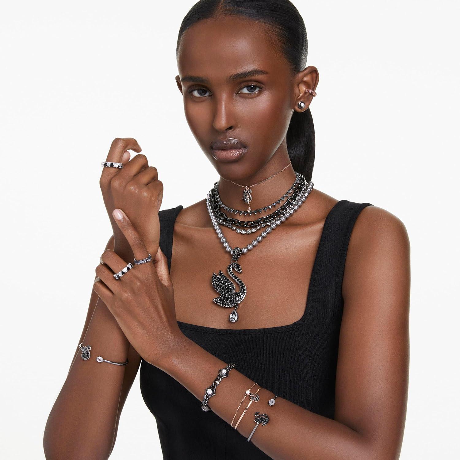 imageSwarovski Swan Bangle CollectionMedium