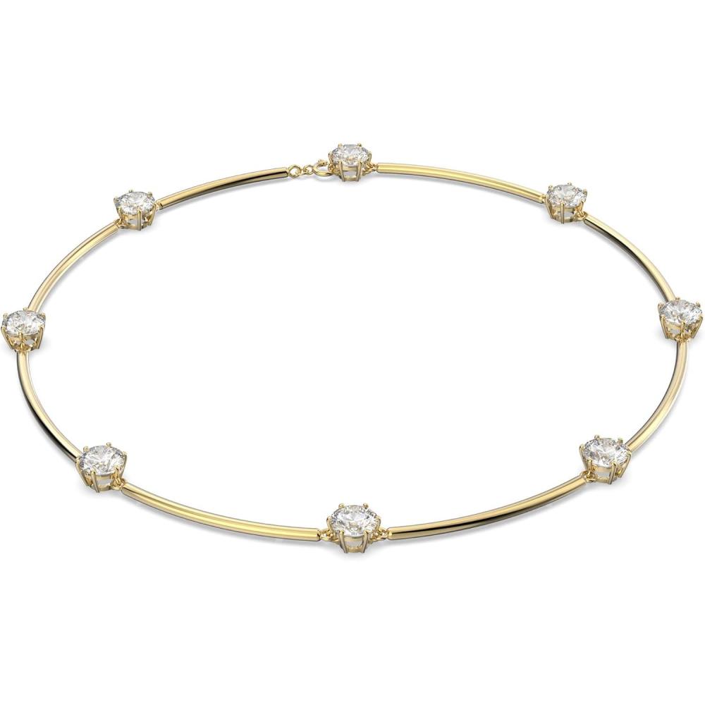 imageSwarovski Constella Crystal Earrings Jewelry CollectionGold Tone