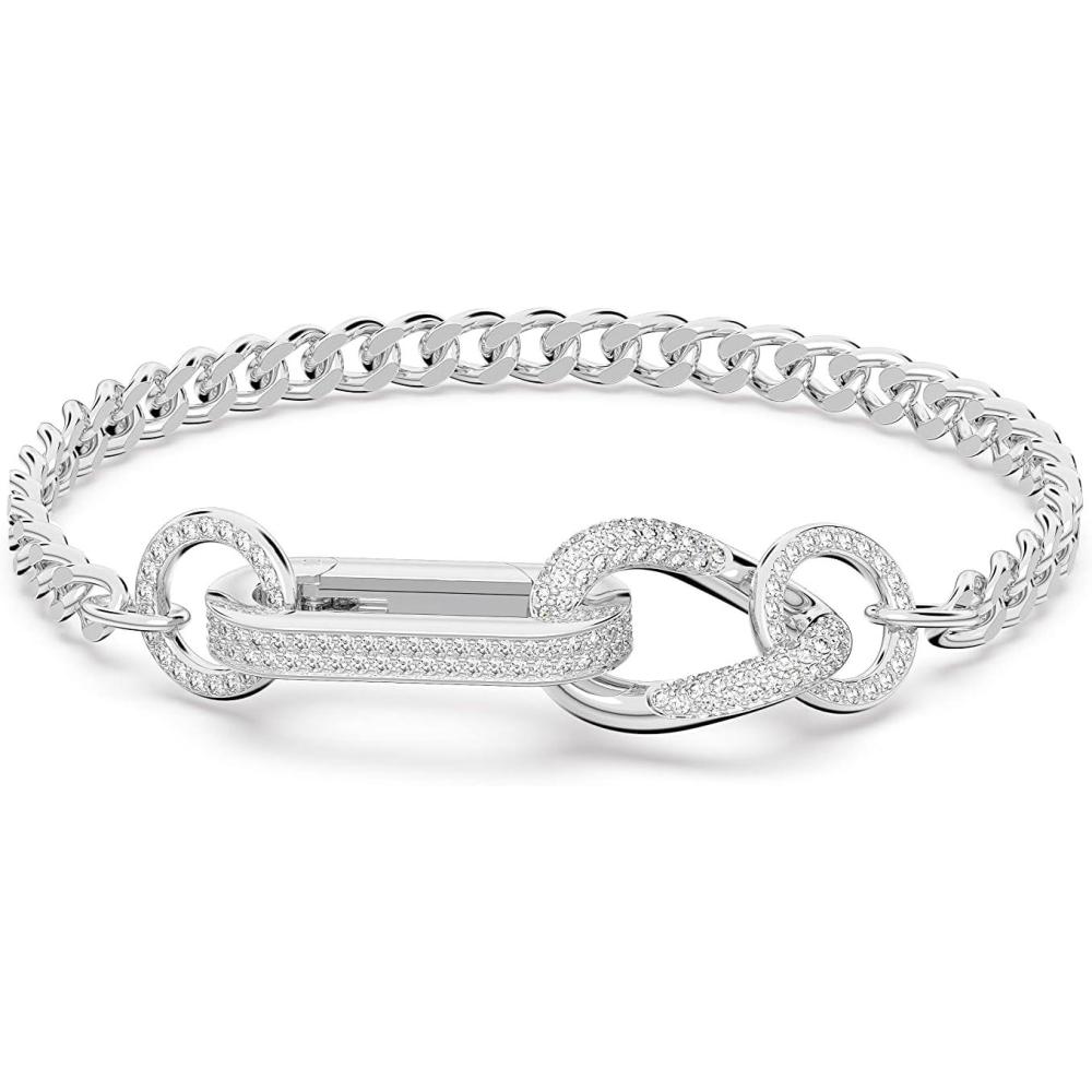 imageSwarovski Dextera Bracelet with White Crystal Pav on a Rhodium Plated SettingExtra Large
