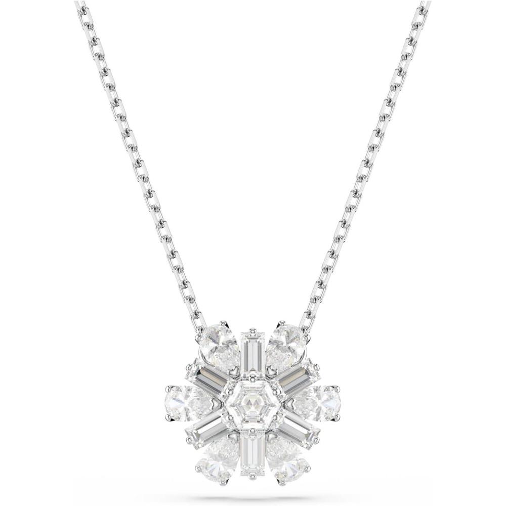 imageSwarovski Idyllia Pendant Mixed Cuts Snowflake Clear Rhodium Finished