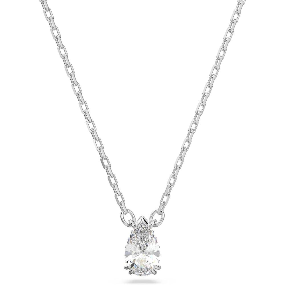 imageSwarovski Stilla Pendant Pear cut White Rhodium Finish
