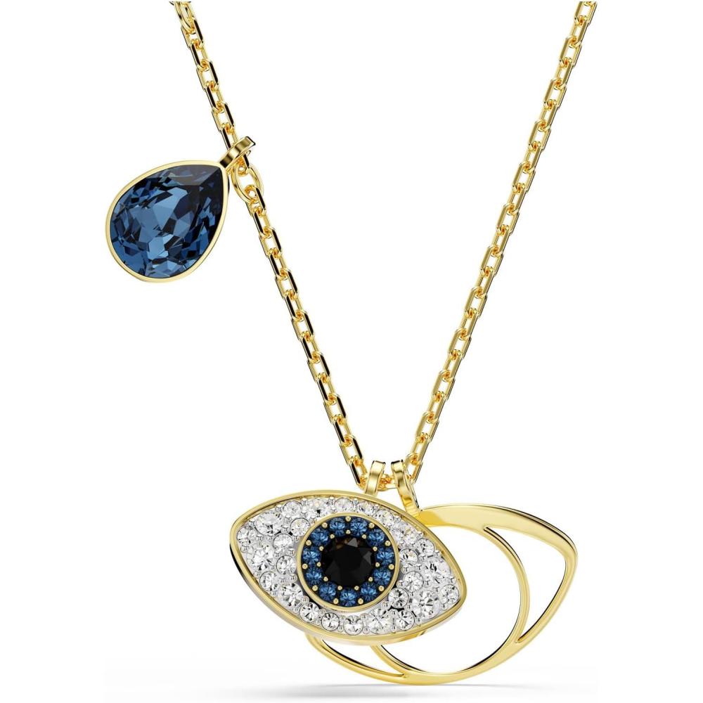 imageSwarovski Symbolica Pendant Evil Eye Blue GoldTone Finished