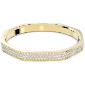 SWAROVSKI Dextera Bangle, Octagon shape, Pavé(Gold-Tone Finish)