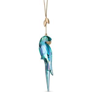 SWAROVSKI Juggle Beats Parrot Ornament, Blue and Green Crystals(Parrot Ornament)