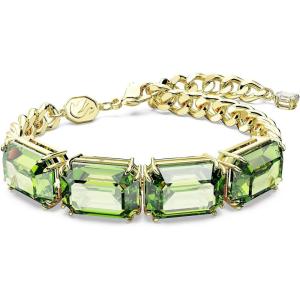 Swarovski Millenia Jewelry Collection, Green Octagon Cut Crystals(Bracelet)
