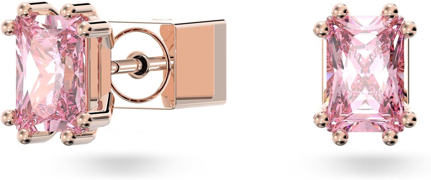 imageSwarovski Chroma Bangle Bracelet Mixed Cut Stones Part of the Swarovski Chroma Crystal Jewelry CollectionPink