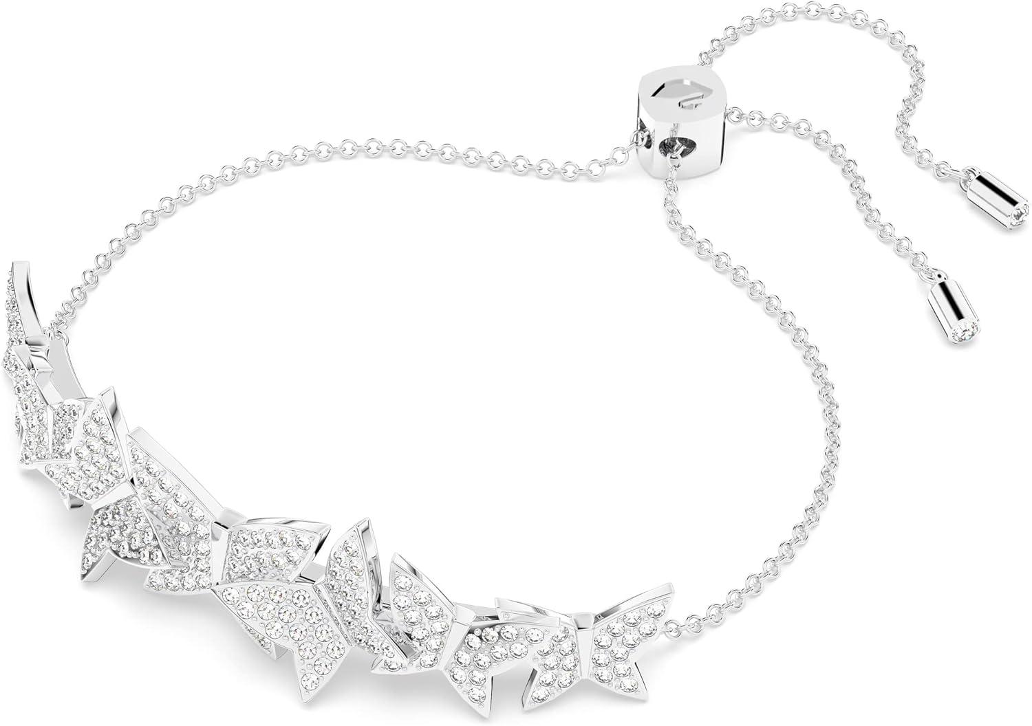 imageSwarovski Lilia Butterfly Earrings Necklace Bracelet Crystal Jewelry Collection Rhodium Tone amp Rose Gold Tone FinishBracelet