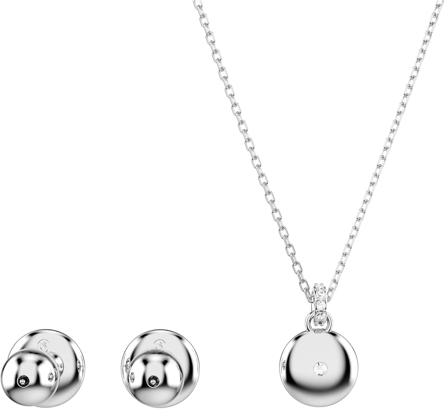 imageSwarovski Meteora Necklace and Earrings Jewelry SetSilver