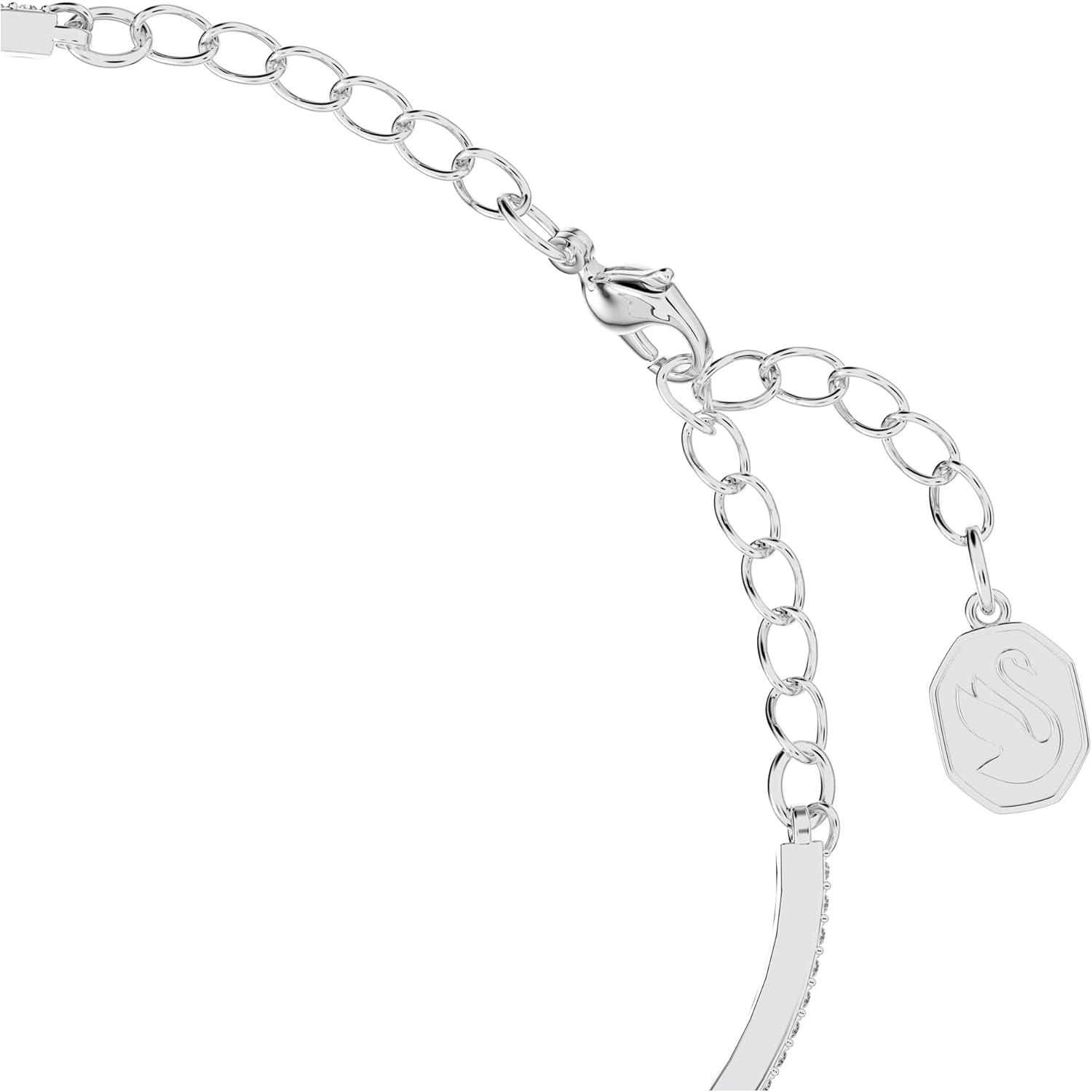 imageSwarovski Ortyx Crystal Bracelet Jewelry Collection Rhodium Tone FinishSmall