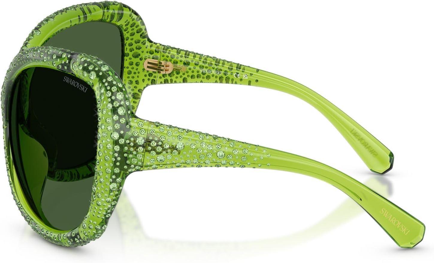 imageSwarovski SK6052 Sunglasses Transparent GreenDark Green 72 mm