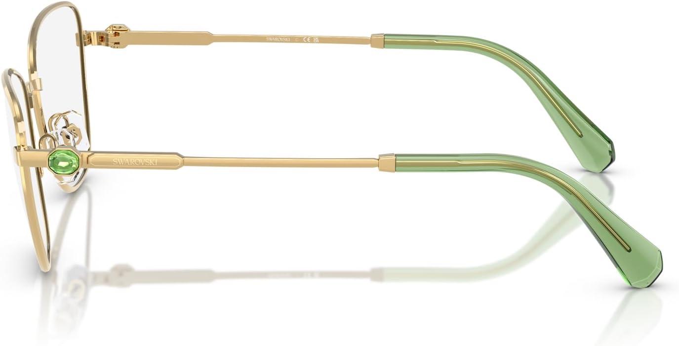 imageSwarovski Womens Sk1018 Cat Eye Prescription Eyewear FramesGoldDemo Lens