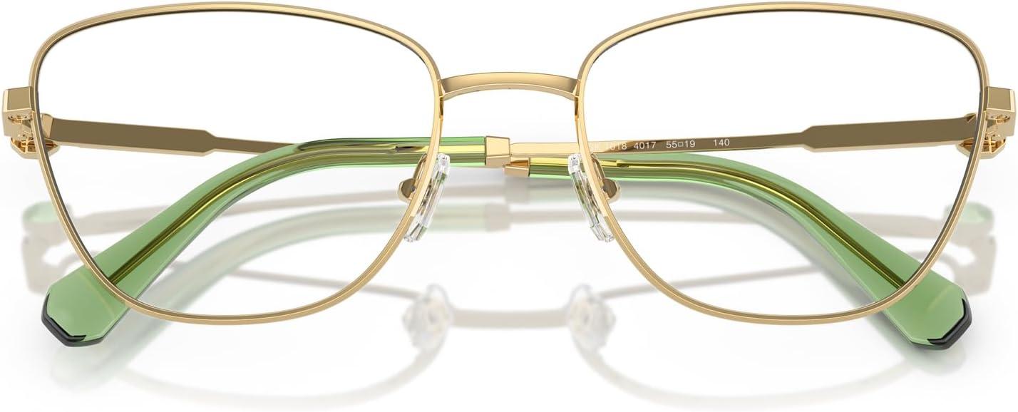 imageSwarovski Womens Sk1018 Cat Eye Prescription Eyewear FramesGoldDemo Lens