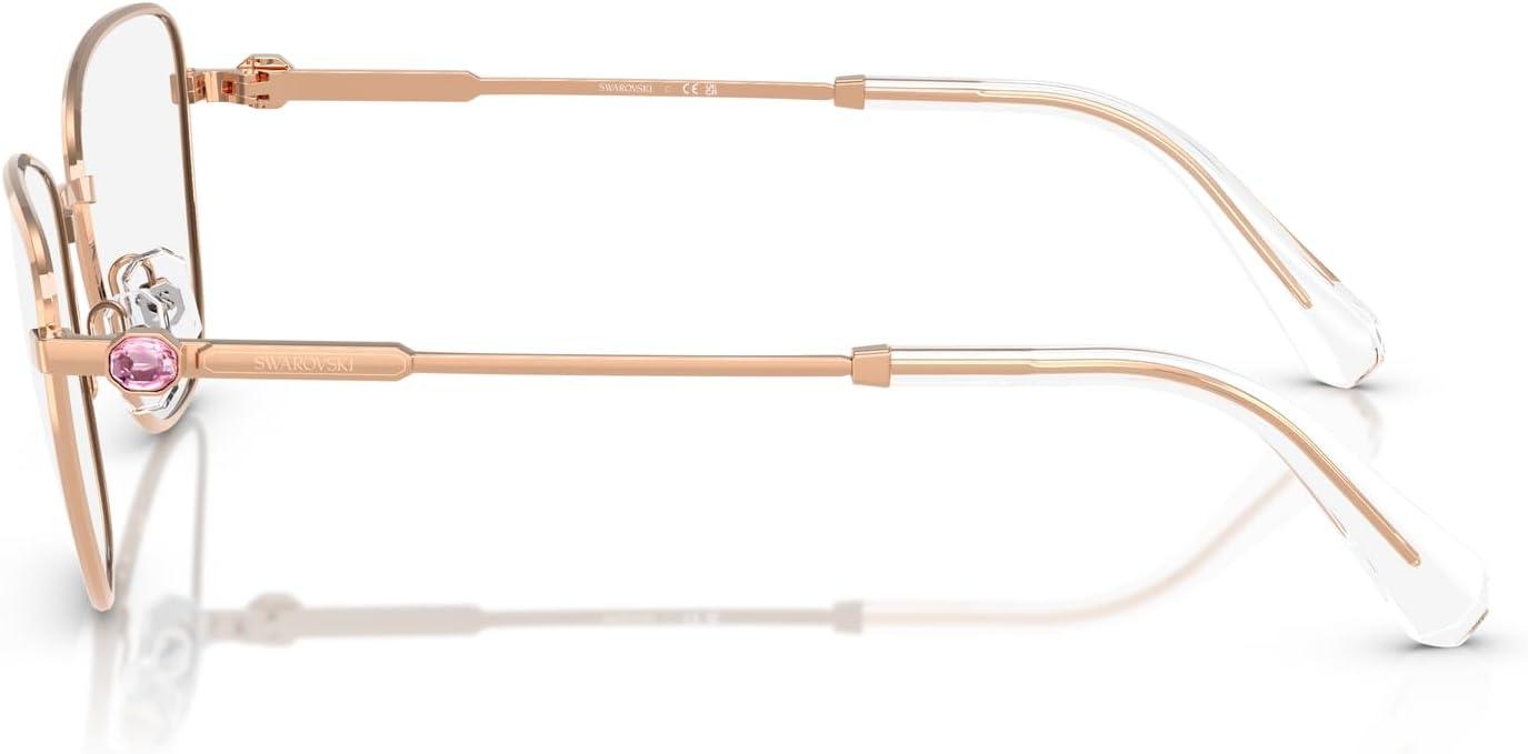 imageSwarovski Womens Sk1018 Cat Eye Prescription Eyewear FramesRose GoldDemo Lens