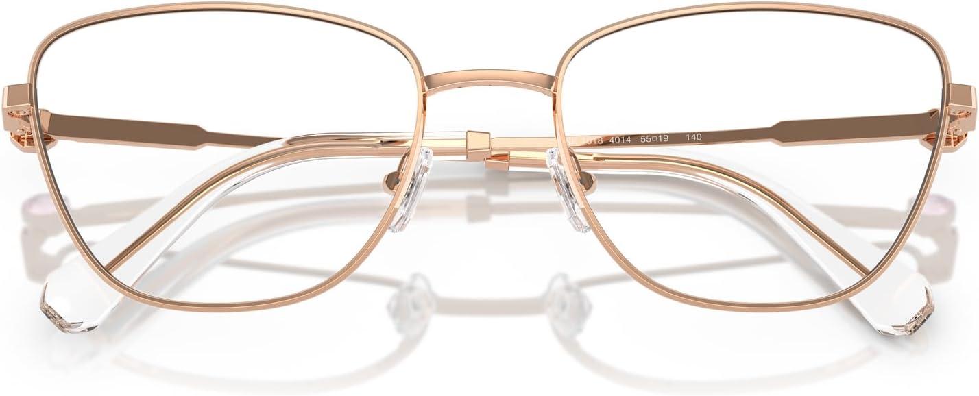 imageSwarovski Womens Sk1018 Cat Eye Prescription Eyewear FramesRose GoldDemo Lens