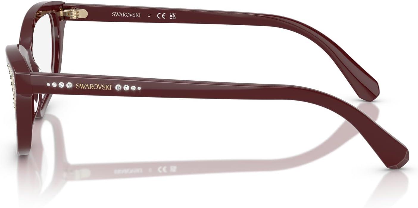 imageSwarovski Womens Sk2034 Square Prescription Eyewear FramesBlueDemo Lens