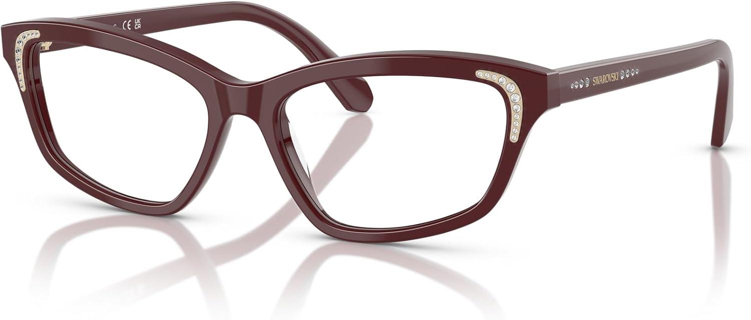 imageSwarovski Womens Sk2034 Square Prescription Eyewear FramesBlueDemo Lens