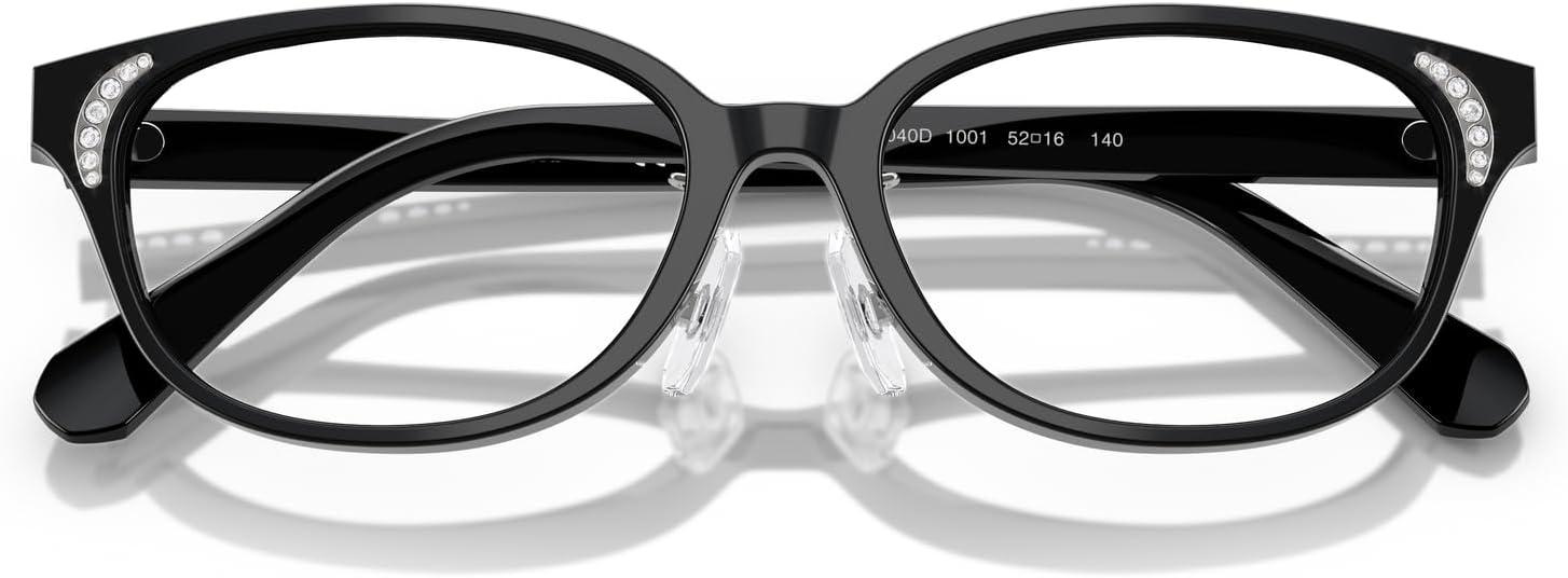 imageSwarovski Womens Sk2040d Oval Prescription Eyewear FramesBlackDemo Lens