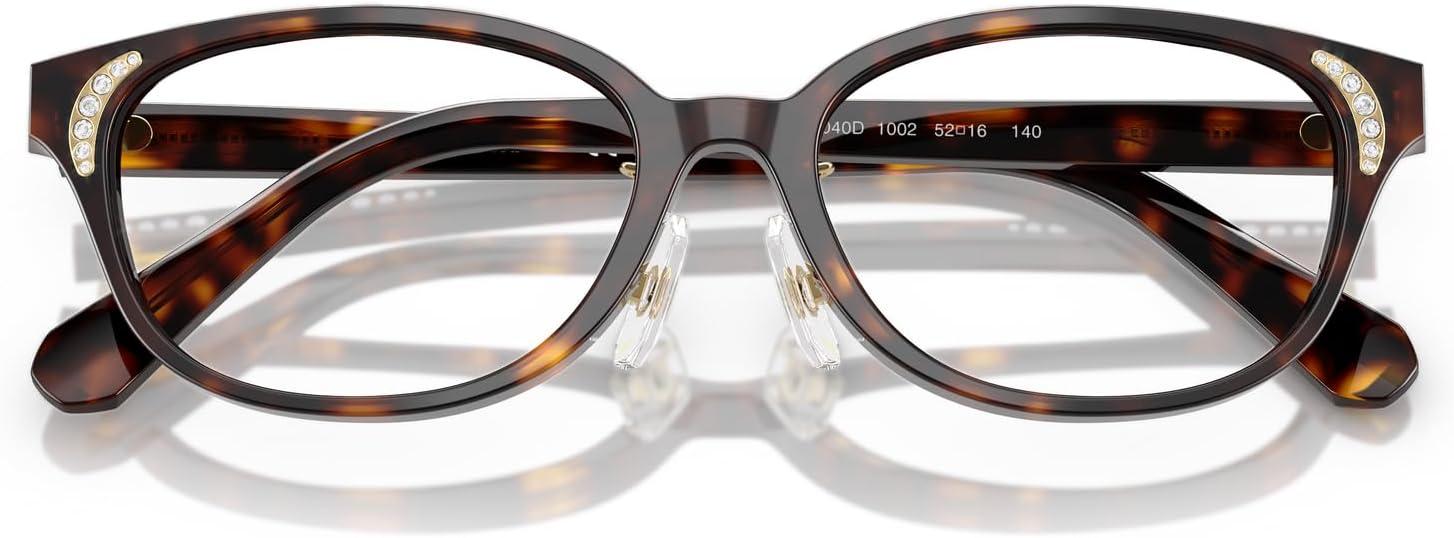 imageSwarovski Womens Sk2040d Oval Prescription Eyewear FramesHavanaDemo Lens