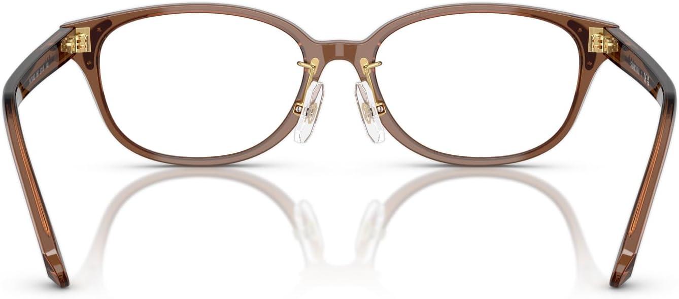 imageSwarovski Womens Sk2040d Oval Prescription Eyewear FramesTransparent BrownDemo Lens