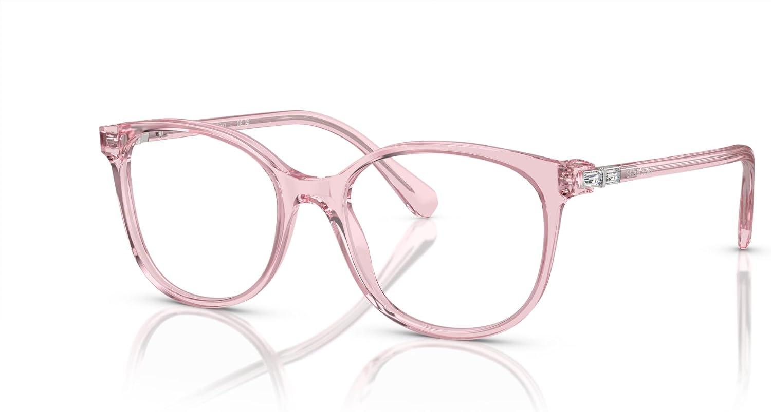 imageSwarovski womens Sk2002 Square Prescription Eyewear FramesPink TransparentDemo Lens
