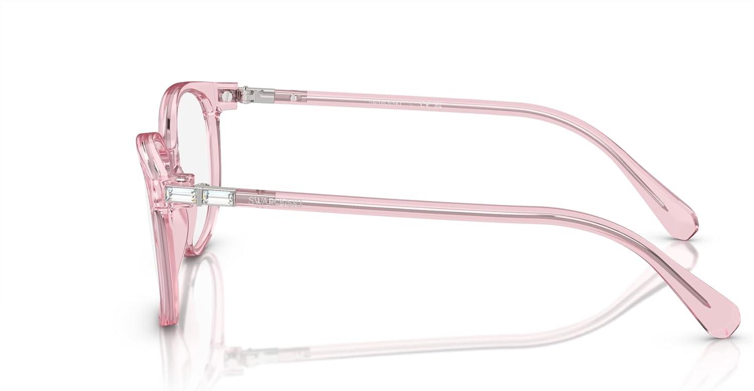imageSwarovski womens Sk2002 Square Prescription Eyewear FramesPink TransparentDemo Lens