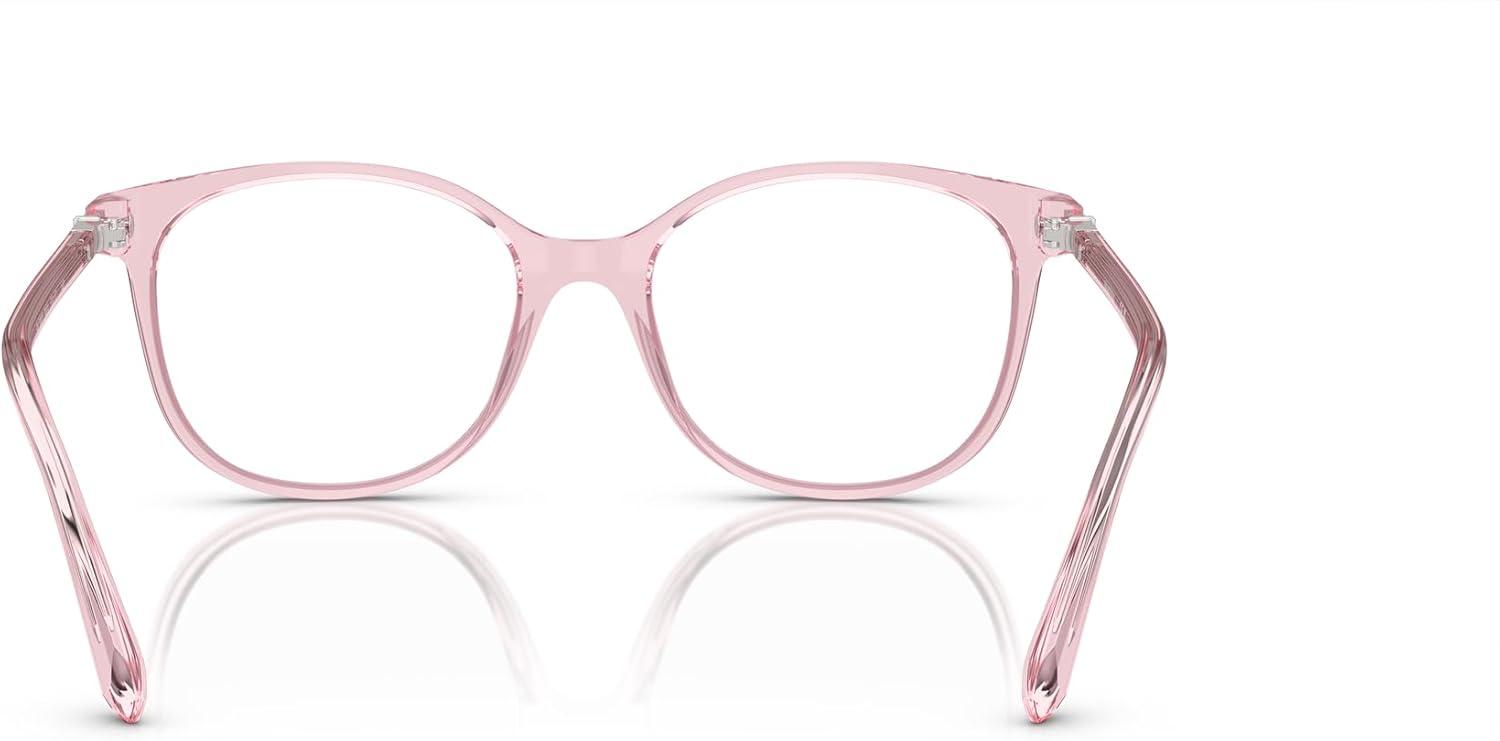imageSwarovski womens Sk2002 Square Prescription Eyewear FramesPink TransparentDemo Lens