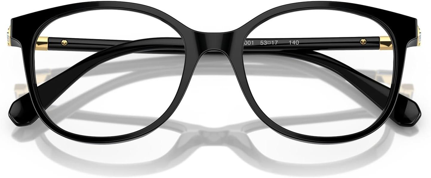 imageSwarovski womens Sk2002 Square Prescription Eyewear FramesSolid BlackDemo Lens