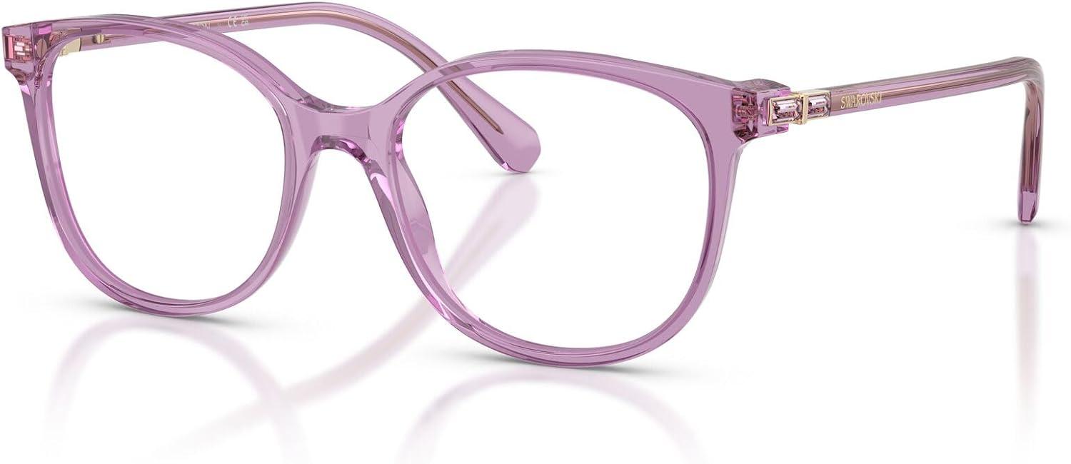 imageSwarovski womens Sk2002 Square Prescription Eyewear FramesTransaprent AmethystDemo Lens