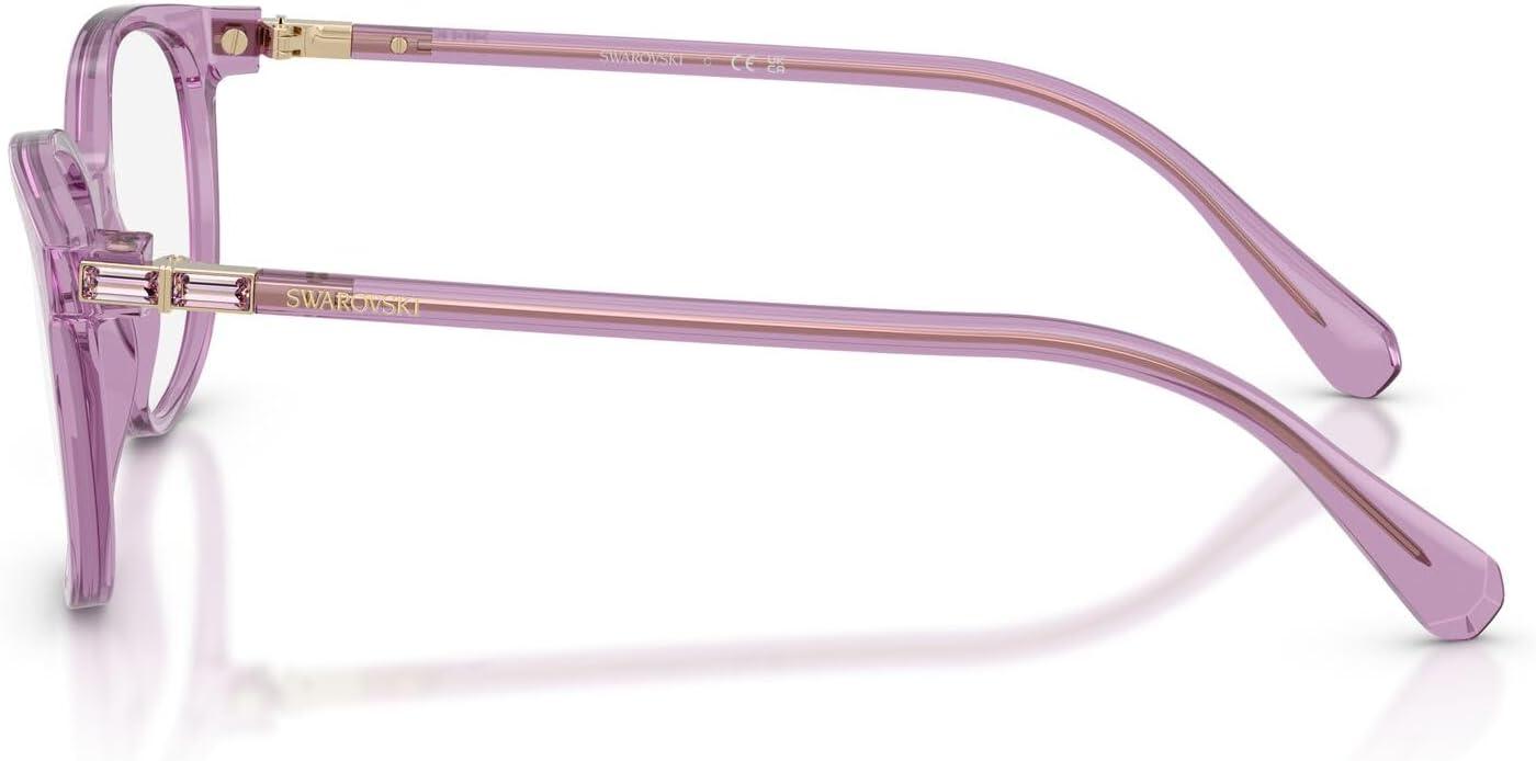 imageSwarovski womens Sk2002 Square Prescription Eyewear FramesTransaprent AmethystDemo Lens
