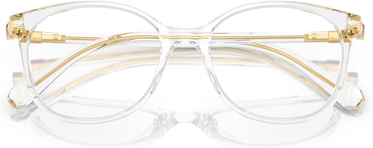 imageSwarovski womens Sk2002 Square Prescription Eyewear FramesTransparentDemo Lens