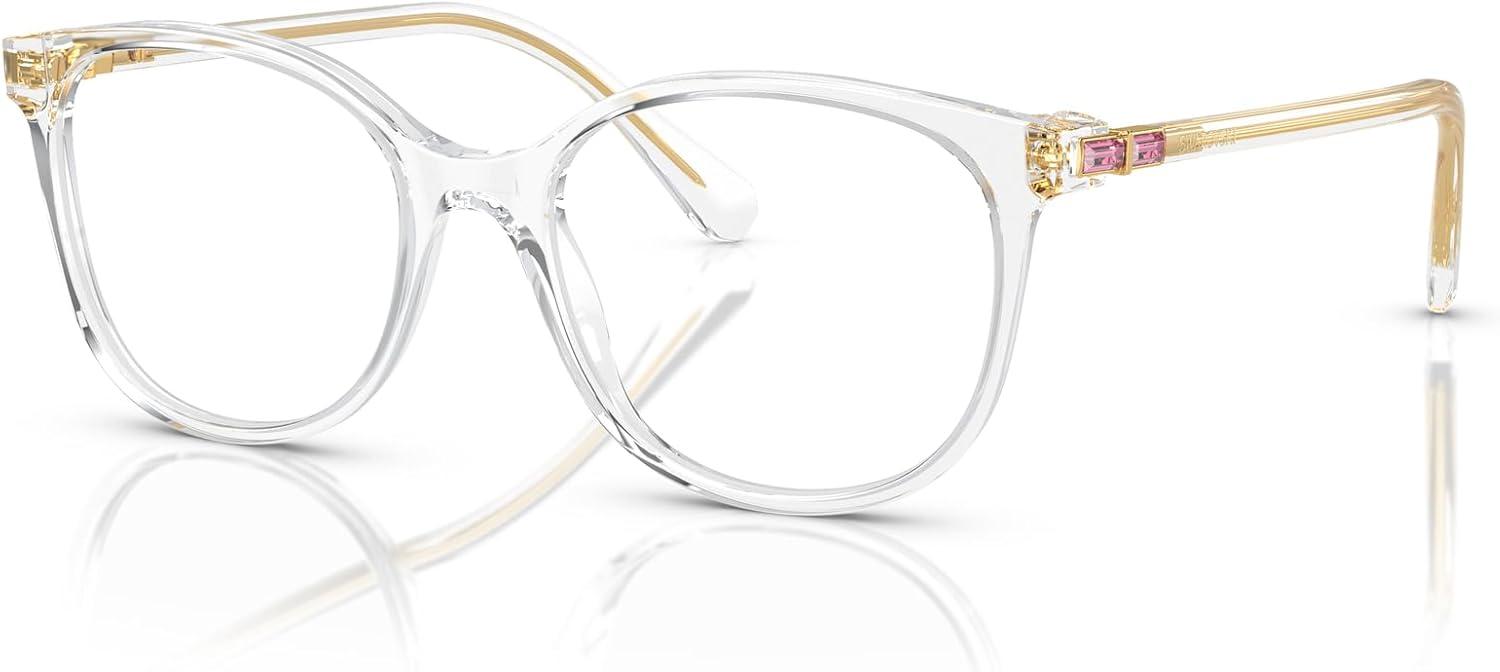 imageSwarovski womens Sk2002 Square Prescription Eyewear FramesTransparentDemo Lens