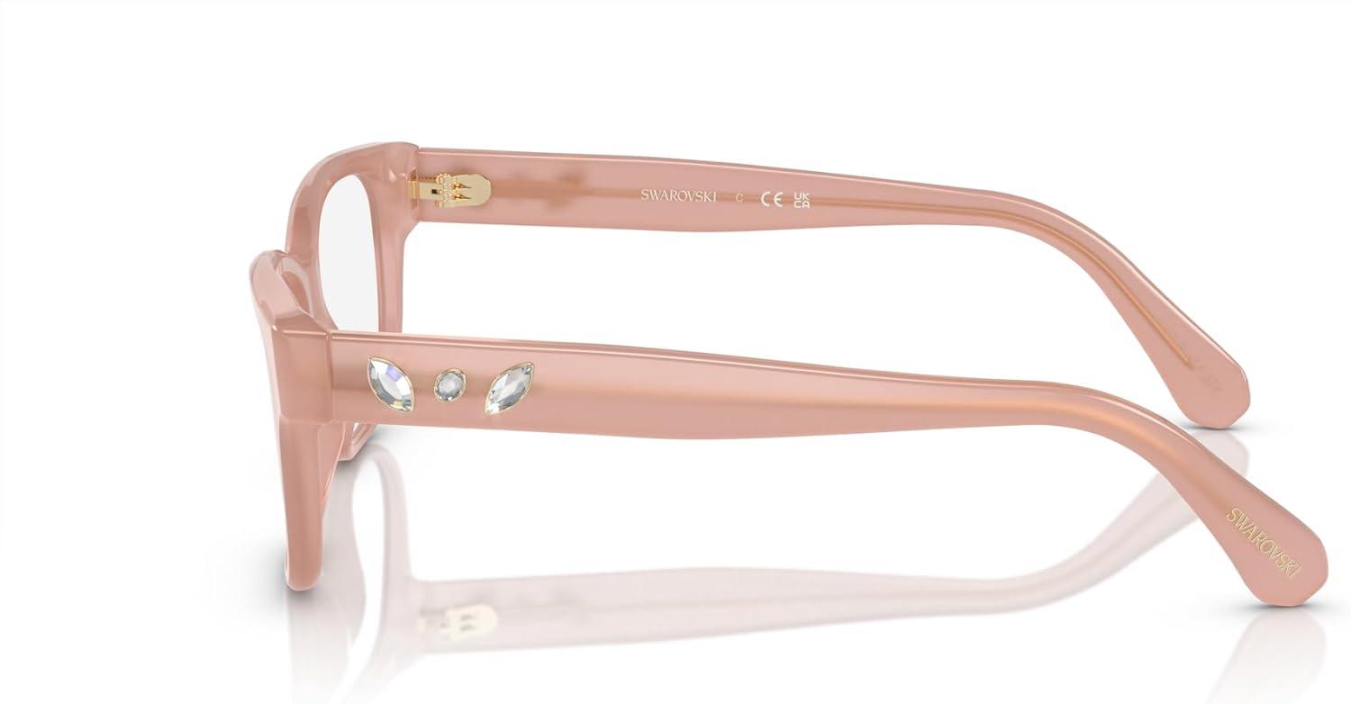imageSwarovski womens Sk2007 Square Prescription Eyewear FramesOpal PinkDemo Lens